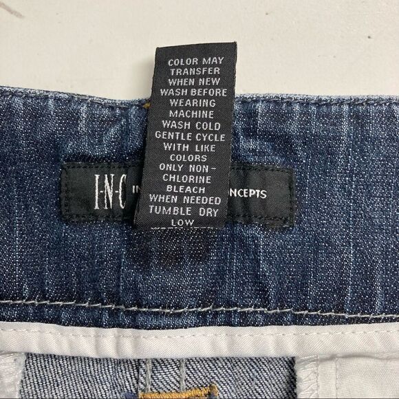 INC, International Concept, Women’s Jeans, Size 8, Blue, flare‎ hem, 28” inseam - Picture 7 of 10